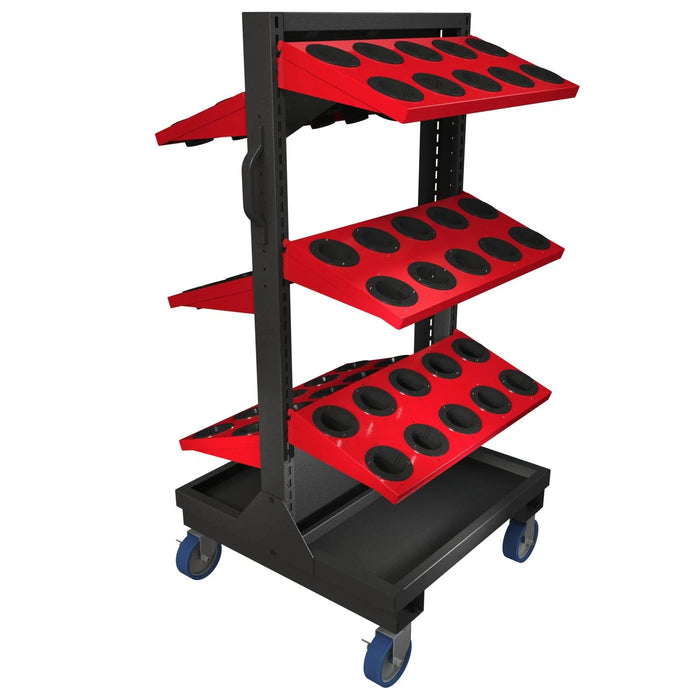 Huot 55956 ToolScoot Tree Cart 6 Shelves 50 Taper
