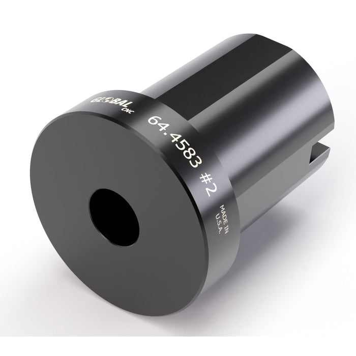 GLOBAL CNC 50MM OD X #2 MT ID VDI STYLE TAPER DRILL SOCKET HOLDER