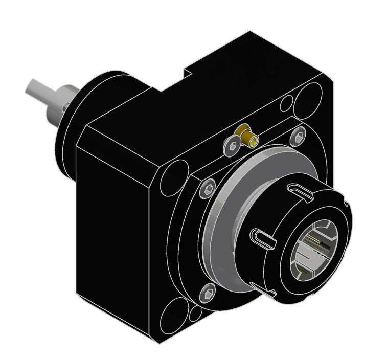 DMG MORI NZ2000 STRAIGHT LIVE TOOL: ER32 OUTPUT: EXT COOLANT; MAX RPM 12000