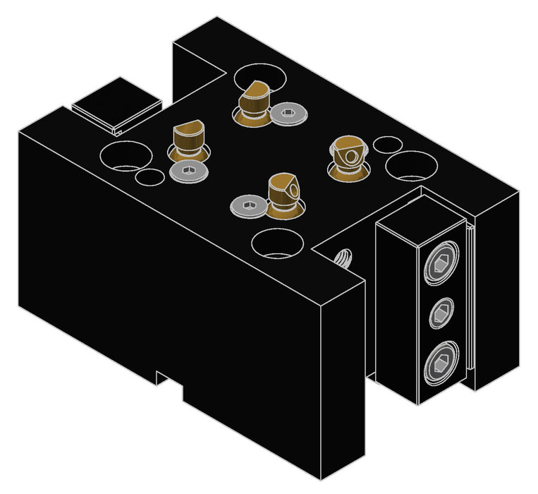 DMG MORI NZ2000 25MM DOUBLE OD TURNING HOLDER 72 X 62 BHP