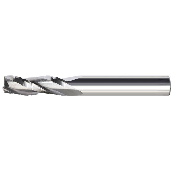 MASTERCUT 816-104 || 1/2 Diameter Three Flute Upcut Spiral Chipbreaker Finisher - Endmill End - Uncoated