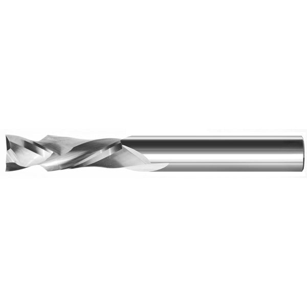 810-020 || 1/4 Diameter Two Flute Compression - Endmill End - Uncoated