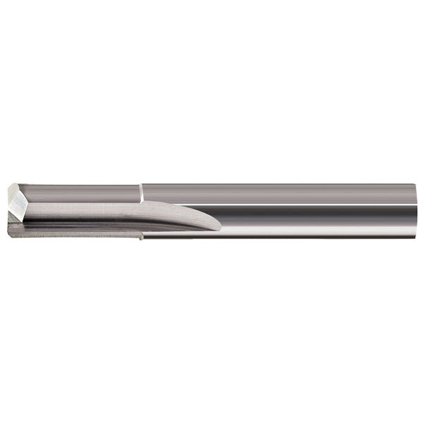 203-314 || 1/2 Diameter, Uncoated Square End - Straight Flute