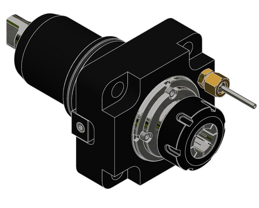 NAKAMURA NTY3 STRAIGHT LIVE TOOL: ER25 OUTPUT: EXT COOLANT; MAX RPM 6000
