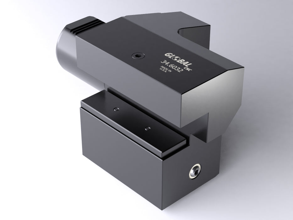 GLOBAL CNC 60MM VDI SQ TOOL LH INVERTED 1 1/4" OD TOOLHOLDER FORM C4