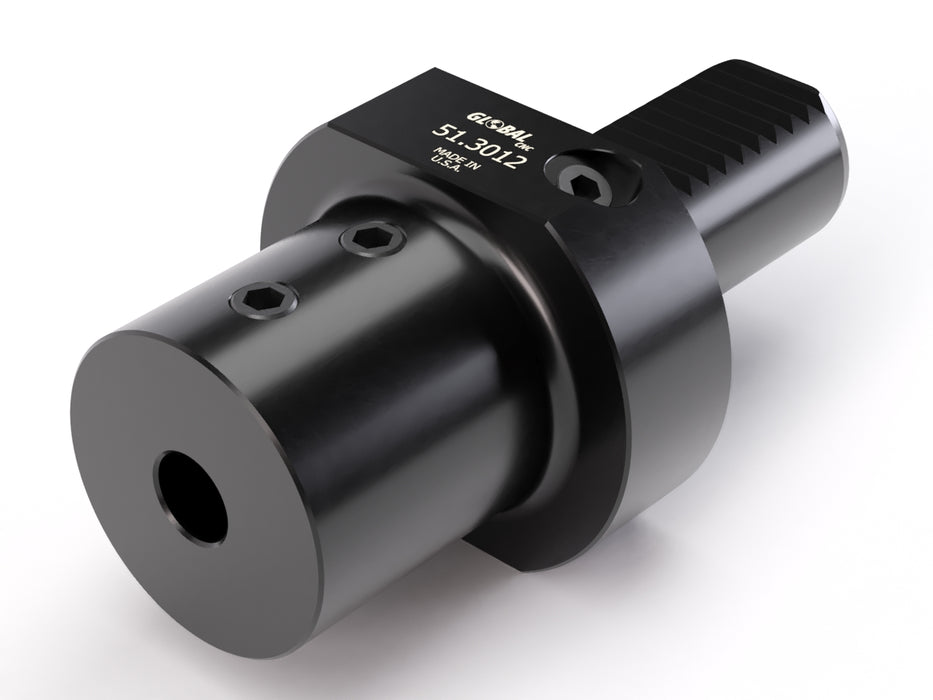 GLOBAL CNC 30MM VDI 1/2" ID INT COOLANT BORING BAR HOLDER
