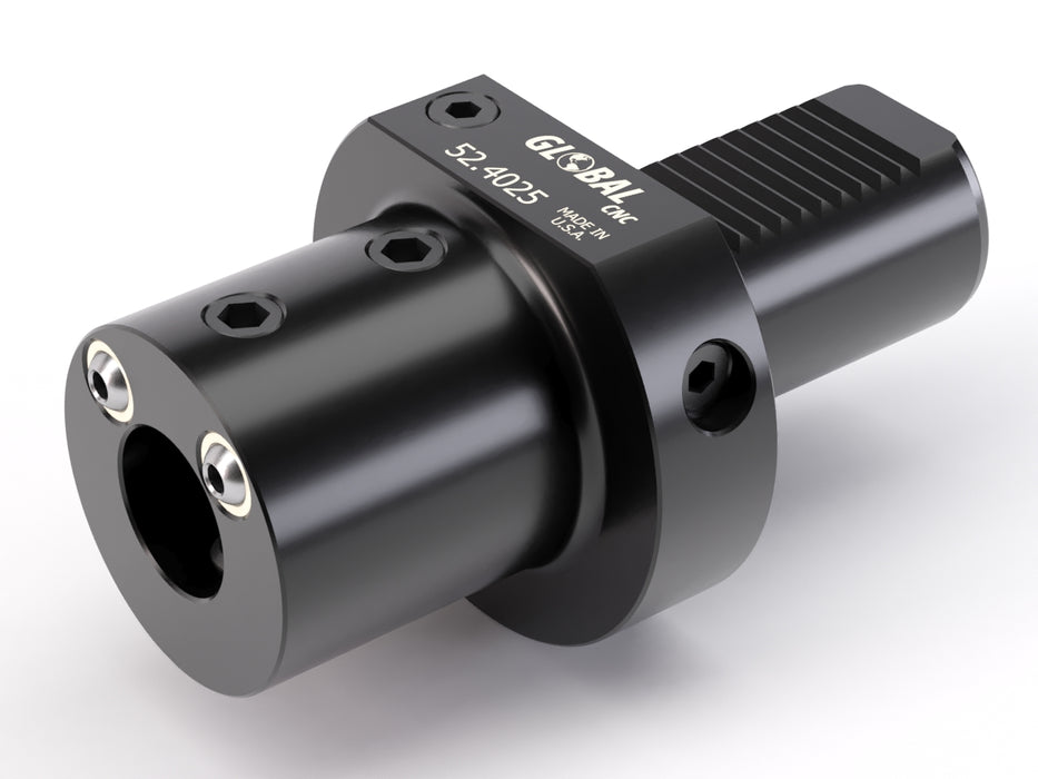 GLOBAL CNC 40MM VDI 1.0" ID DUAL EC BORING BAR HOLDER