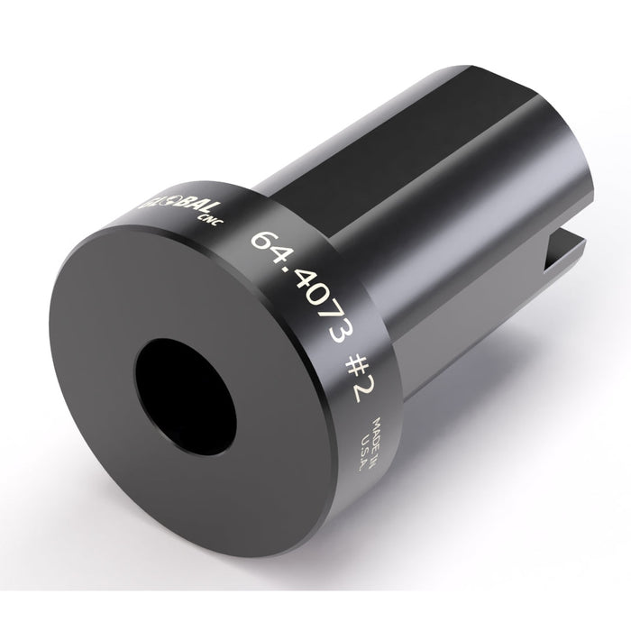 GLOBAL CNC 1 1/2" OD X #2 MT ID VDI STYLE TAPER DRILL SOCKET HOLDER