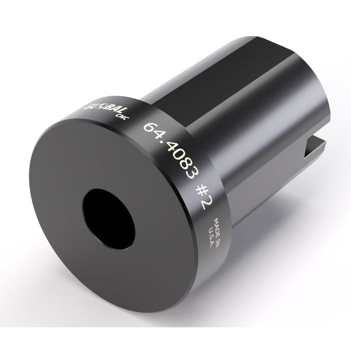 GLOBAL CNC 45MM OD X #2 MT ID VDI STYLE TAPER DRILL SOCKET HOLDER