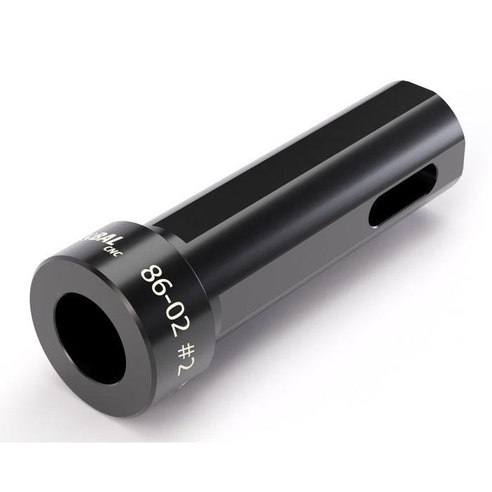 GLOBAL CNC 1.0" OD X #2 MT ID B STYLE TAPER DRILL SOCKET HOLDER