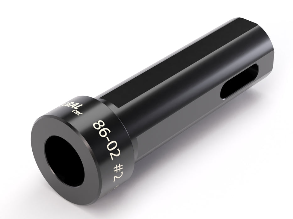 GLOBAL CNC 25MM OD X #2 MT ID B STYLE TAPER DRILL SOCKET HOLDER