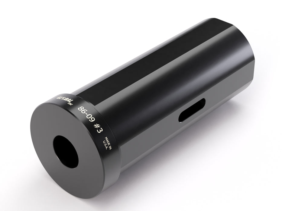 GLOBAL CNC 2 1/2" OD X #3 MT ID B STYLE TAPER DRILL SOCKET HOLDER