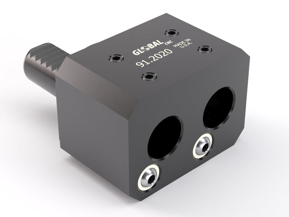 GLOBAL CNC 20MM VDI 20MM ID ID RH DBL OFFSET BORING BAR HOLDER