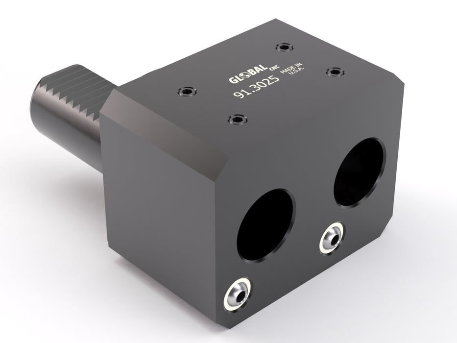 GLOBAL CNC 30MM VDI 25MM ID ID RH DBL OFFSET BORING BAR HOLDER