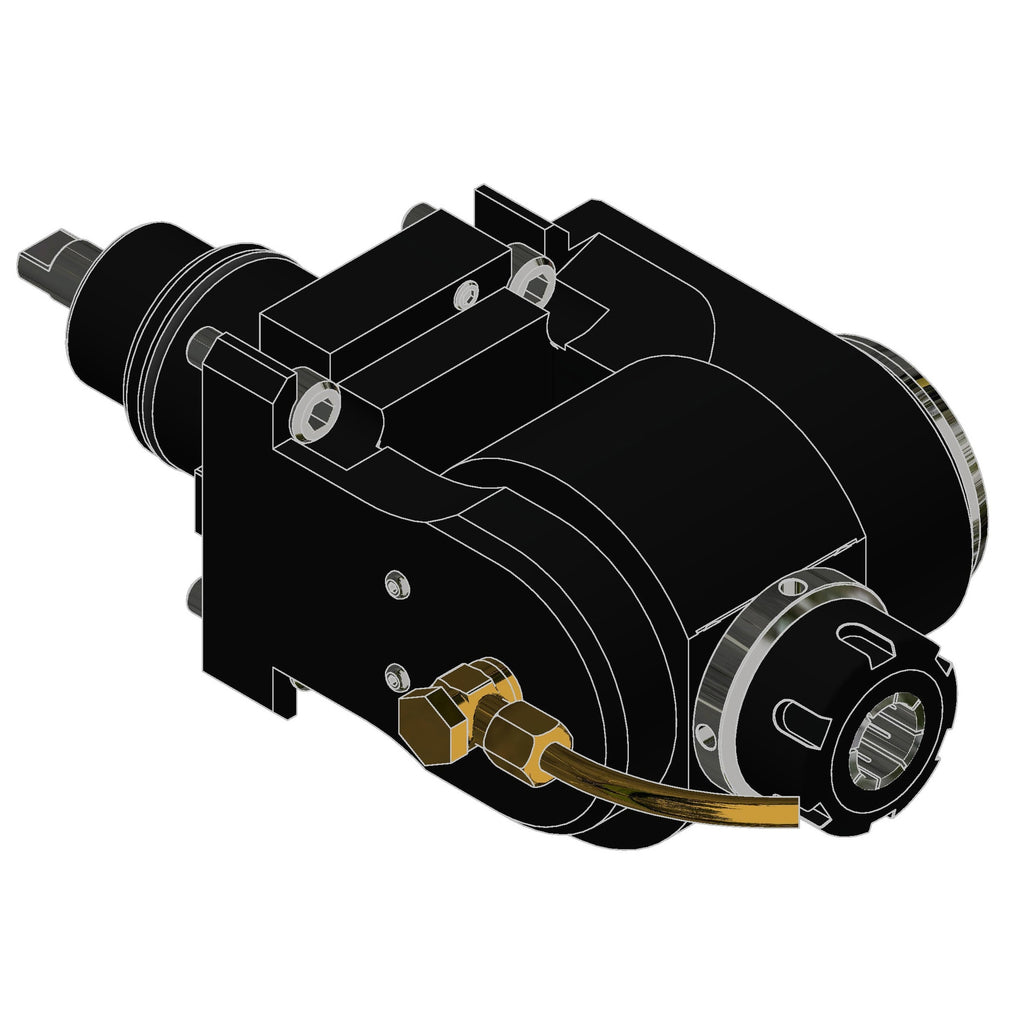 GLOBAL CNC BMT65 +/-90° ADJUSTABLE ANGLE: ER25 LIVE TOOL; INT