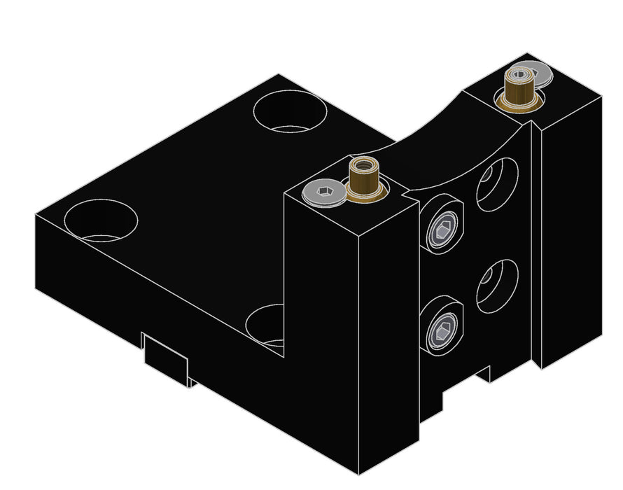 GLOBAL CNC BMT65 32MM CUT OFF BLADE HOLDER 73 X 70 BHP