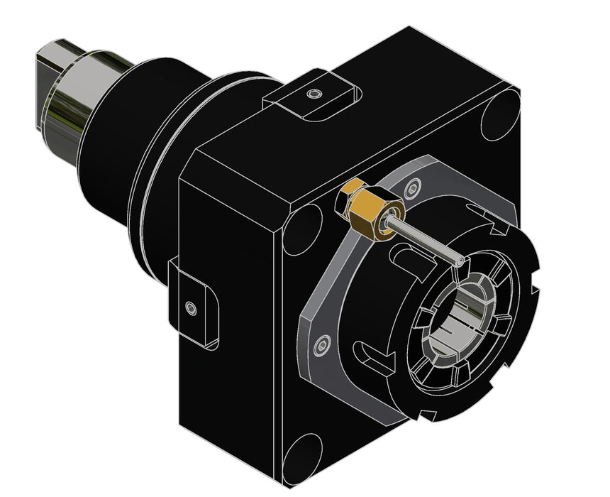 GLOBAL CNC BMT75 STRAIGHT LIVE TOOL; ER40 OUTPUT; EXT COOLANT; MAX RPM 6000