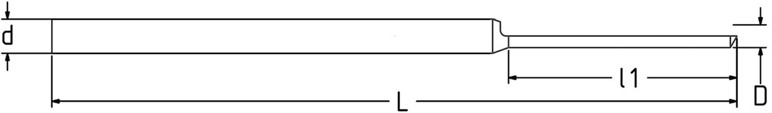 1100020R 0.20 MM HALF ROUND 120 GUN DRILL-CARBIDE