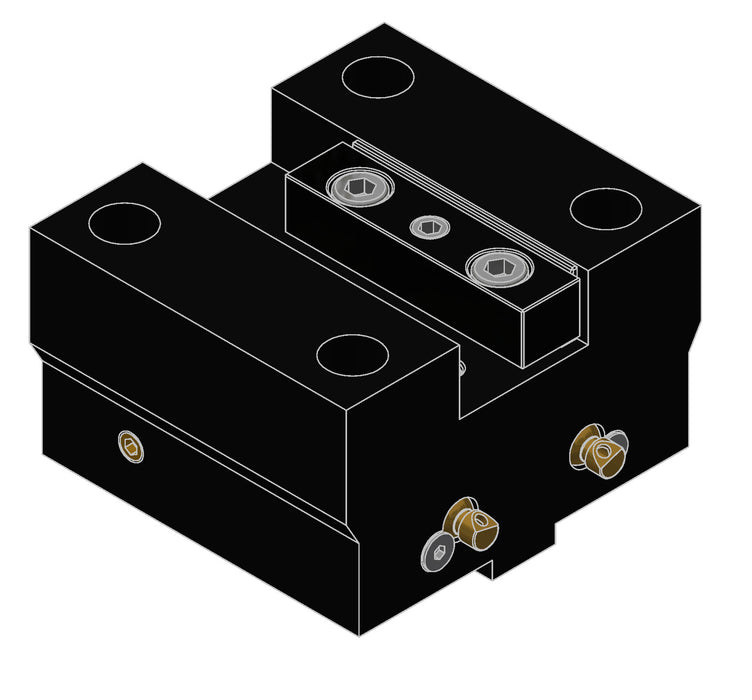 OKUMA HOWA 25MM OD FACING HOLDER M16 MOUNTING BOLTS 100 X 90 BHP