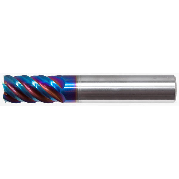 456-034W-5 ||  1 Diameter, PowerN HY5 Pro+ Square Endmills with Flat