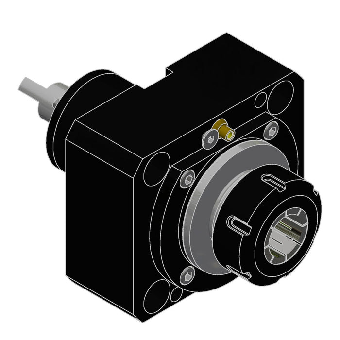 DMG MORI NL3000 STRAIGHT LIVE TOOL: ER32 OUTPUT: INT COOLANT; MAX RPM 10000