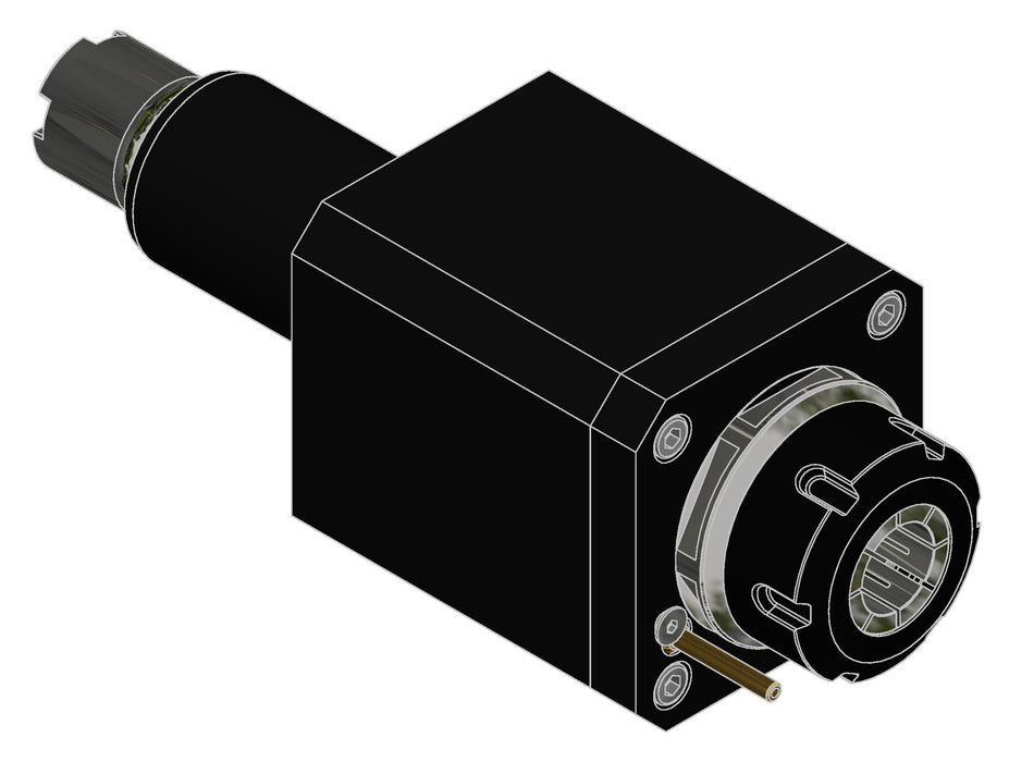 OKUMA OK4029 STRAIGHT LIVE TOOL: ER25 OUTPUT: INT COOLANT; MAX RPM 6000