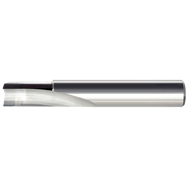 800-154 || 1/2 Diameter Single 'O' Flute Straight Cut - Crescent End ...