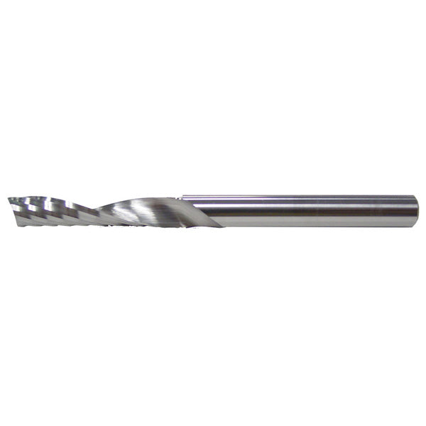 MASTERCUT 901-308 ||  2.5 Diameter Single 'O' Flute Upcut Spiral - Crescent End - Uncoated