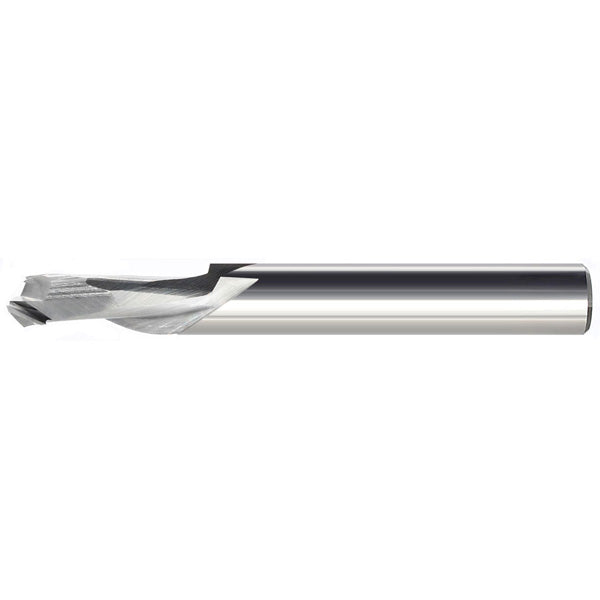 802-804 ||  3/8 Diameter Single Flute Mortise Compression - Endmill End - Uncoated