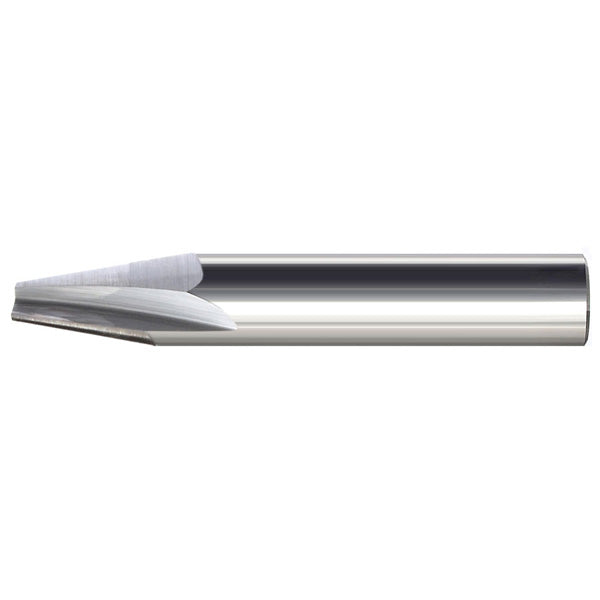 802-506 ||  1/8 Diameter Single Flute Veining Bit - Endmill End - Uncoated