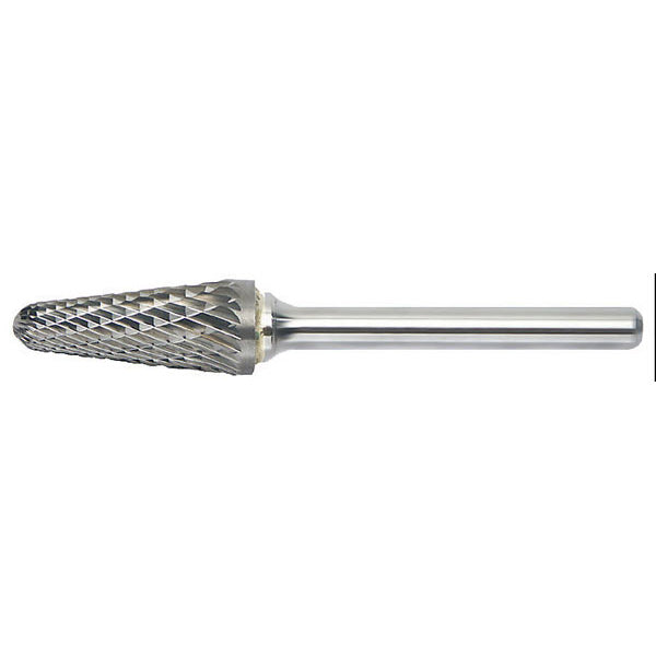 MASTERCUT SL-41MMDC ||  3mm Diameter, Doublecut SL - Radius Cone Shape Burs - 8 Degree