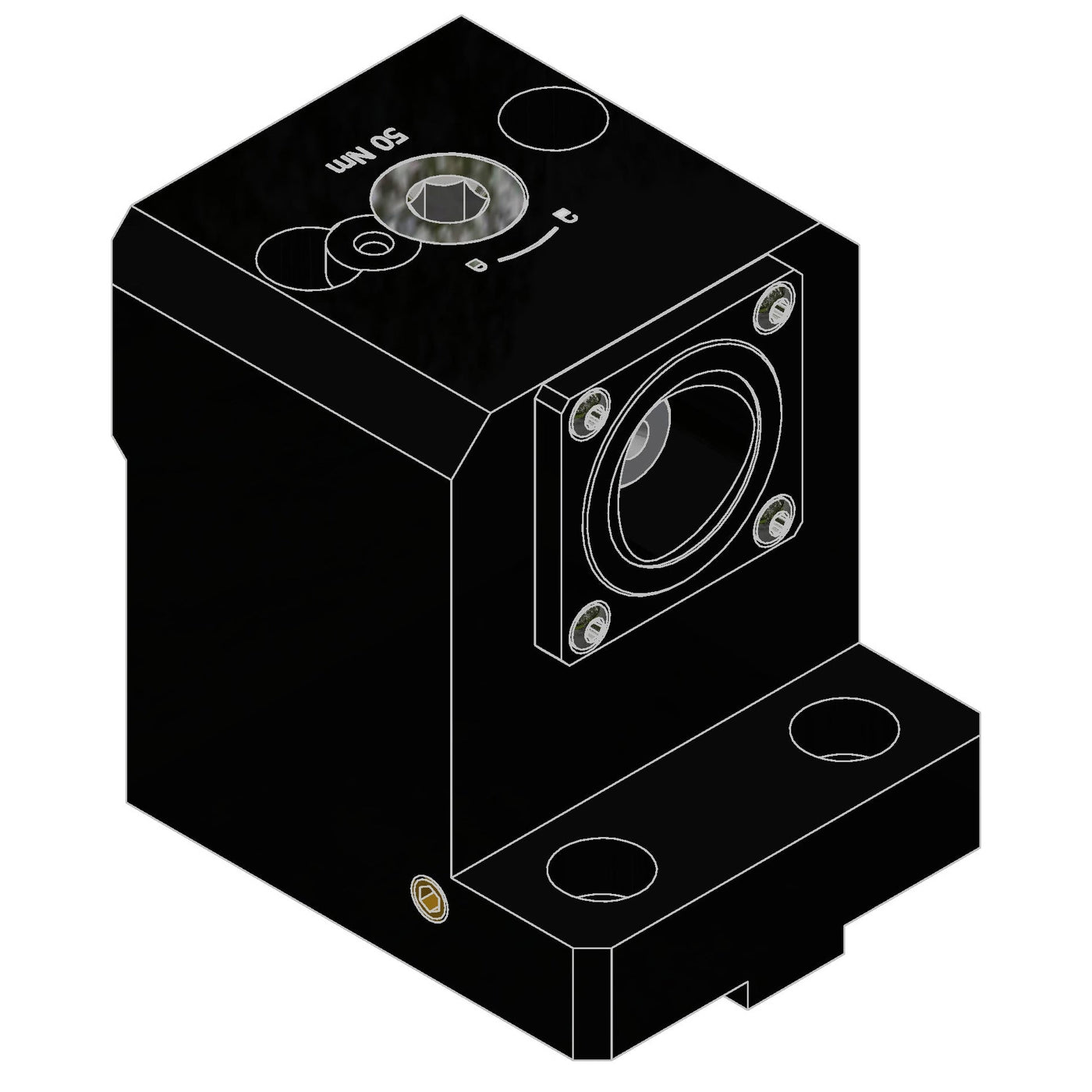 Tw10 NAKAMURA TW10 CAPTO C4 ID HOLDER 75MM CL 60 X 50 BHP — CNC Supply Solutions