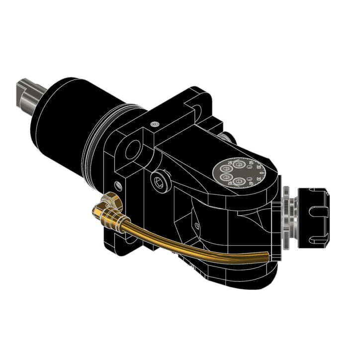 NAKAMURA NTY3 +/-90° ADJUSTABLE ANGLE: ER16 LIVE TOOL; EXT COOLANT RPM 6000