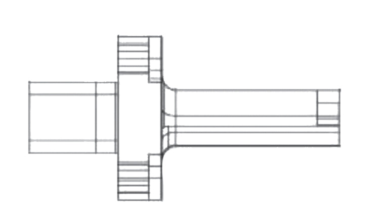 duMONT CNC-10008-MH 50 Square Series Insert Holder